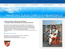 Tablet Screenshot of buceoreconocimientosmedicos.com